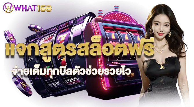 แจกสูตรสล็อตฟรี จ่ายเต็มทุกบิลตัวช่วยรวยไว